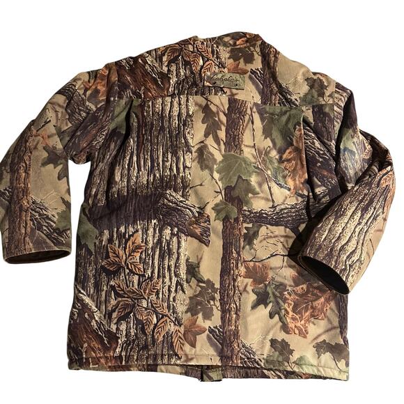 Vintage Cabela's Super Slam Camo Jacket Men's Medium Realtree Hunting USA barn - Picture 2 of 9